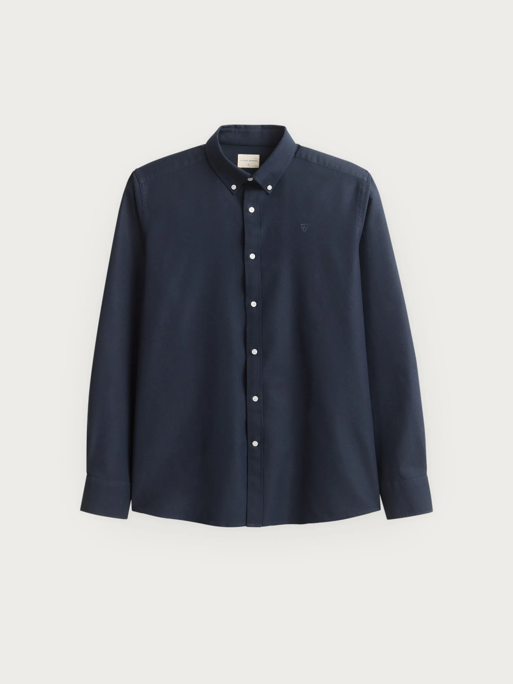 Alvaro Moreno Oxford|CAMISA OXFORD SOLID Azul Marino