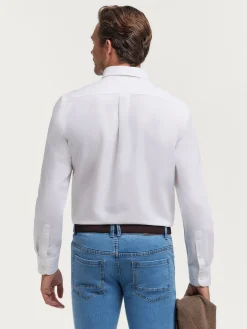 Alvaro Moreno Oxford|CAMISA OXFORD SOLID Blanco
