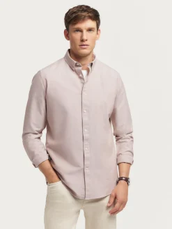 Alvaro Moreno Oxford|CAMISA OXFORD SOLID Camel