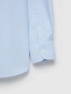 Alvaro Moreno Oxford|CAMISA OXFORD SOLID Celeste