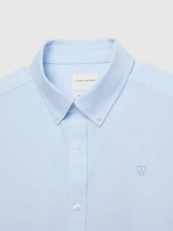 Alvaro Moreno Oxford|CAMISA OXFORD SOLID Celeste