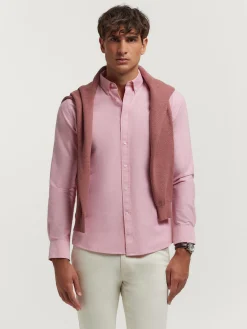 Alvaro Moreno Oxford|CAMISA OXFORD SOLID Coral