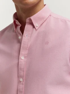 Alvaro Moreno Oxford|CAMISA OXFORD SOLID Coral