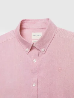 Alvaro Moreno Oxford|CAMISA OXFORD SOLID Coral