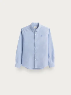 Alvaro Moreno Camisas|CAMISA OXFORD SOLID KIDS Azul