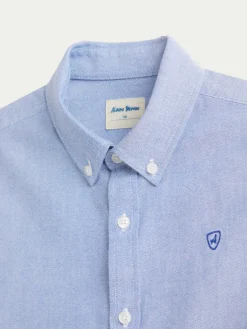 Alvaro Moreno Camisas|CAMISA OXFORD SOLID KIDS Azul