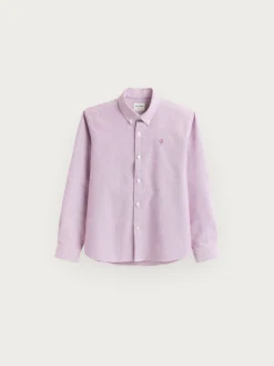 Alvaro Moreno Camisas|CAMISA OXFORD SOLID KIDS Burdeos