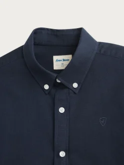 Alvaro Moreno Camisas|CAMISA OXFORD SOLID KIDS Azul Marino