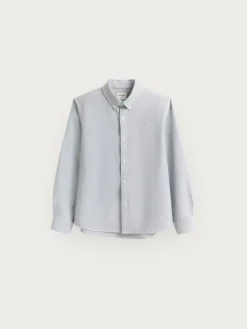 Alvaro Moreno Camisas|CAMISA OXFORD SOLID KIDS Verde