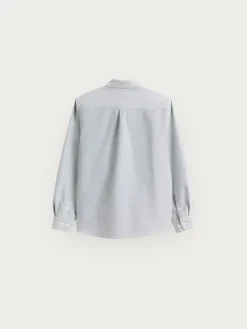 Alvaro Moreno Camisas|CAMISA OXFORD SOLID KIDS Verde