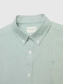 Alvaro Moreno Oxford|CAMISA OXFORD SOLID Verde