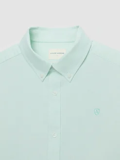 Alvaro Moreno Oxford|CAMISA OXFORD SOLID Verde