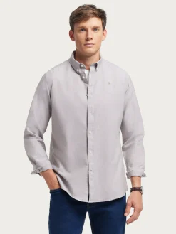 Alvaro Moreno Oxford|CAMISA OXFORD SOLID Verde