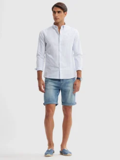 Alvaro Moreno Oxford|CAMISA OXFORD SUNNY Celeste
