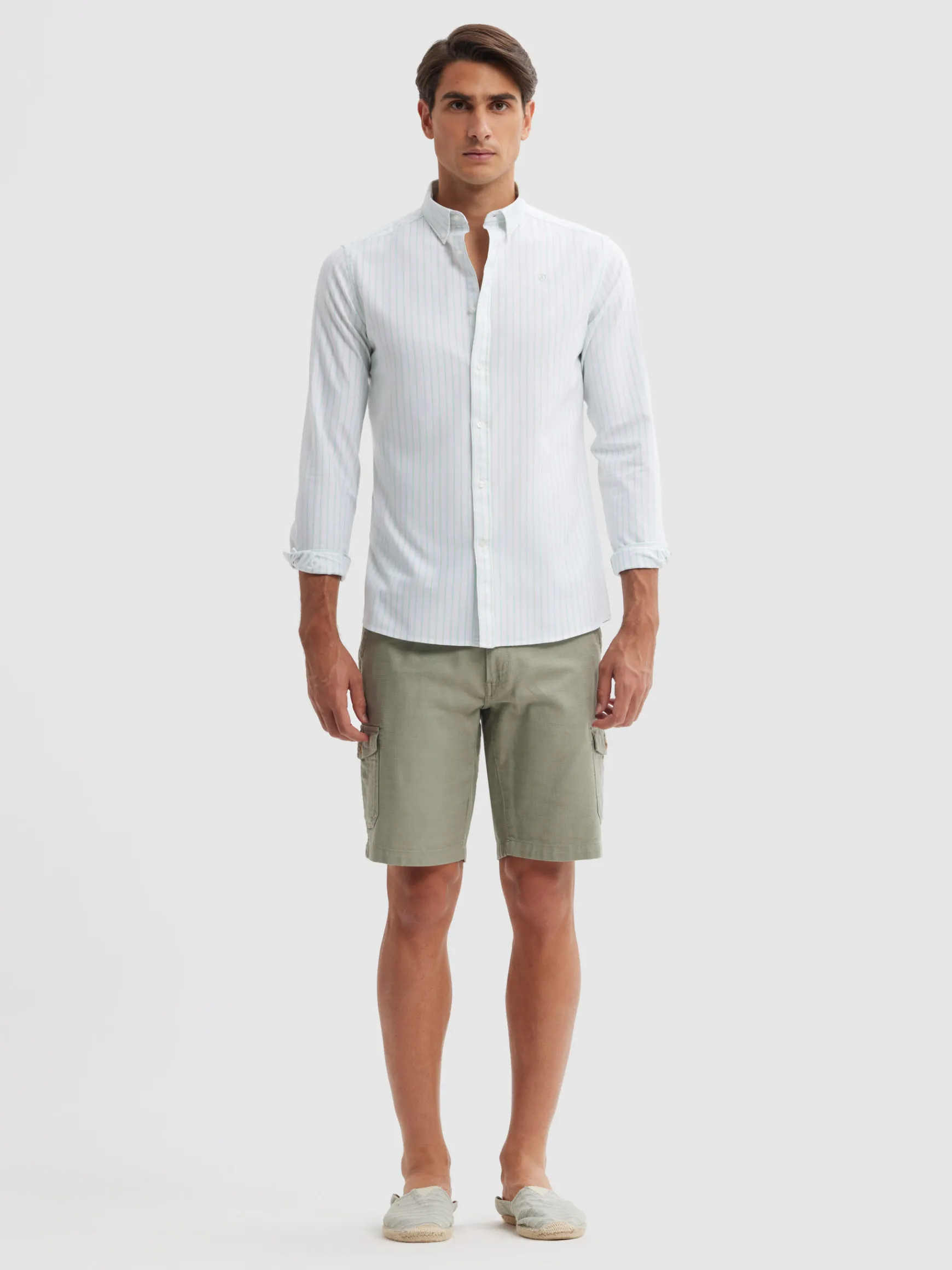 Alvaro Moreno Oxford|CAMISA OXFORD SUNNY Verde
