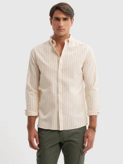 Alvaro Moreno Oxford|CAMISA OXFORD SUNSET Amarillo