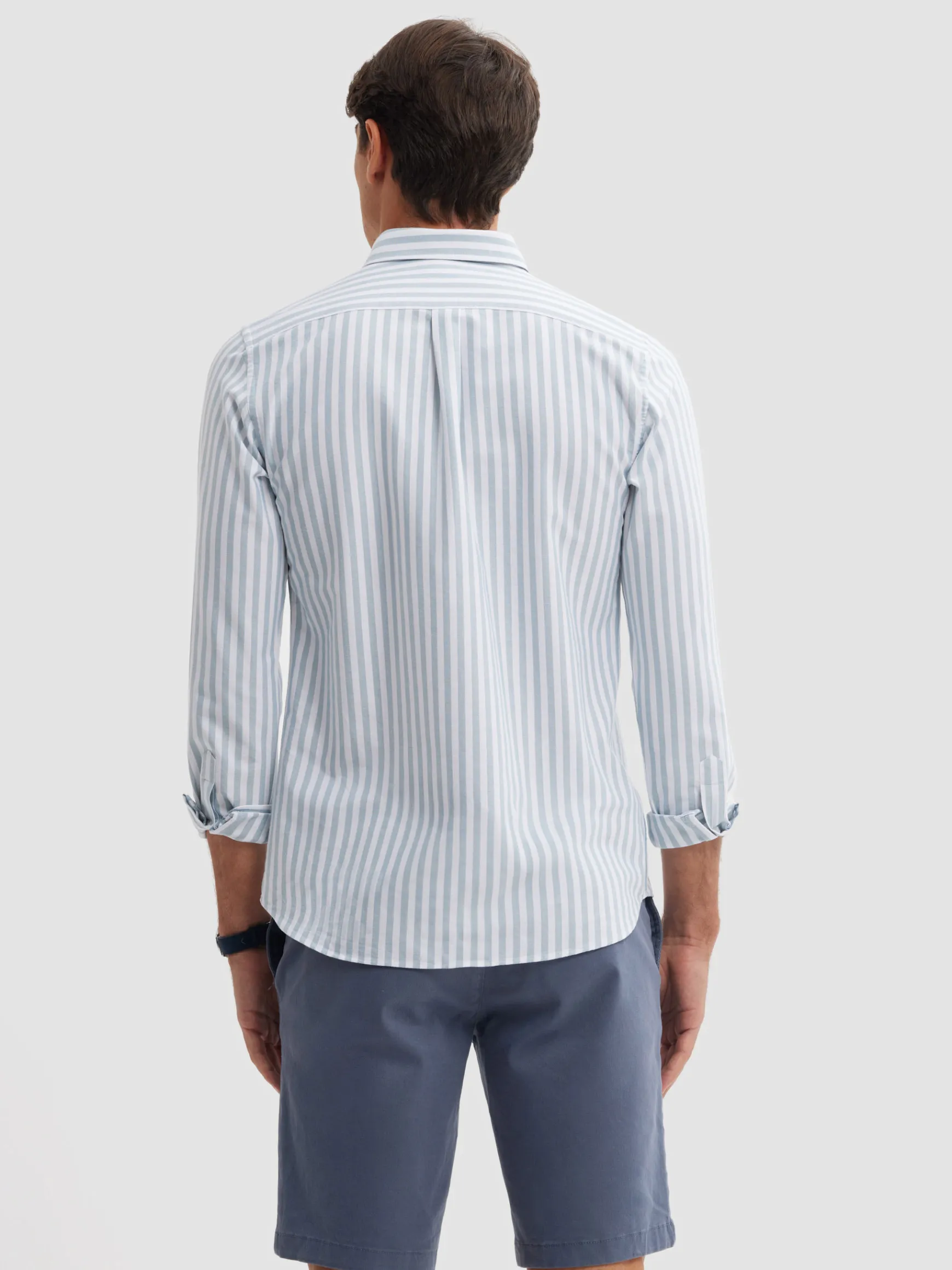 Alvaro Moreno Oxford|CAMISA OXFORD SUNSET Azul