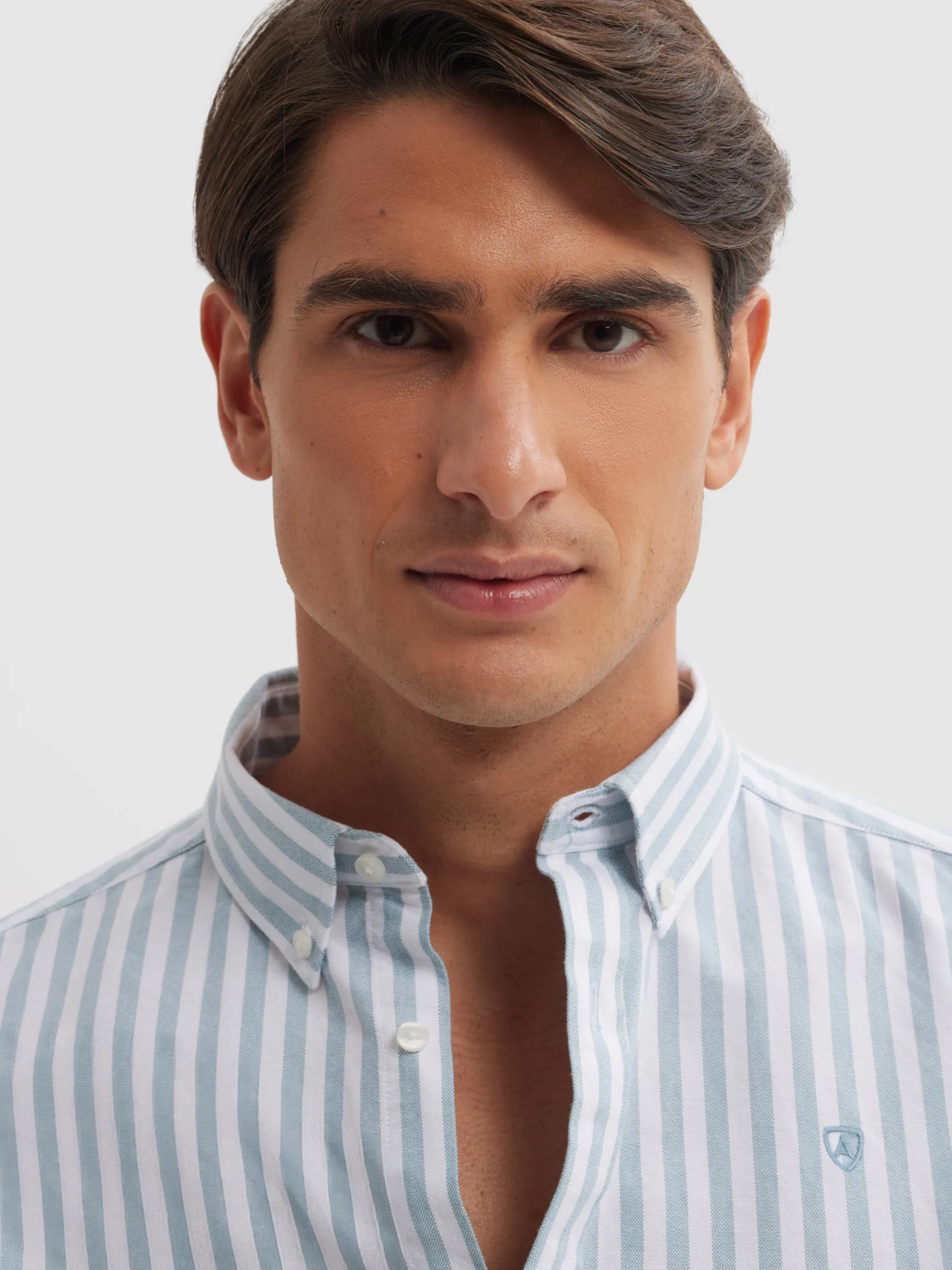 Alvaro Moreno Oxford|CAMISA OXFORD SUNSET Azul