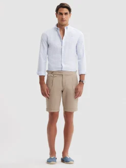 Alvaro Moreno Oxford|CAMISA OXFORD SUNSET Celeste