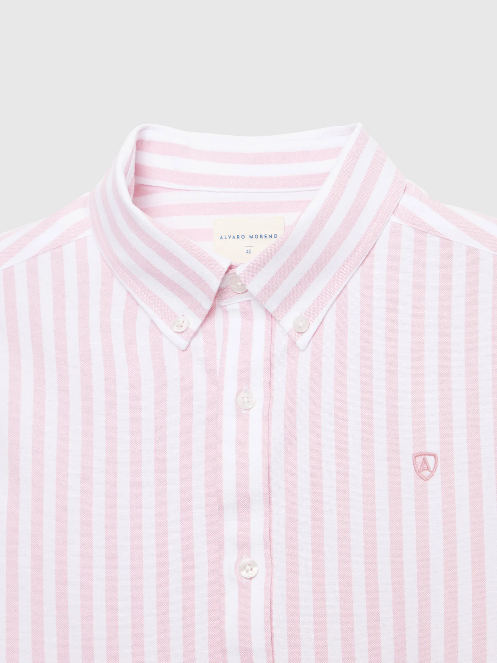 Alvaro Moreno Oxford|CAMISA OXFORD SUNSET Coral