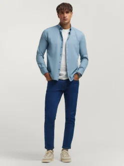 Alvaro Moreno Casual|CAMISA PANAMA DYE Azul
