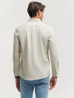 Alvaro Moreno Casual|CAMISA PANAMA DYE Beige