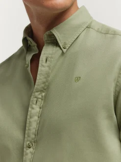 Alvaro Moreno Casual|CAMISA PANAMA DYE Verde