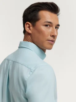 Alvaro Moreno Casual|CAMISA PANAMA DYE Verde Agua