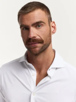 Alvaro Moreno Casual|CAMISA PUNTO ELASTICO Blanco