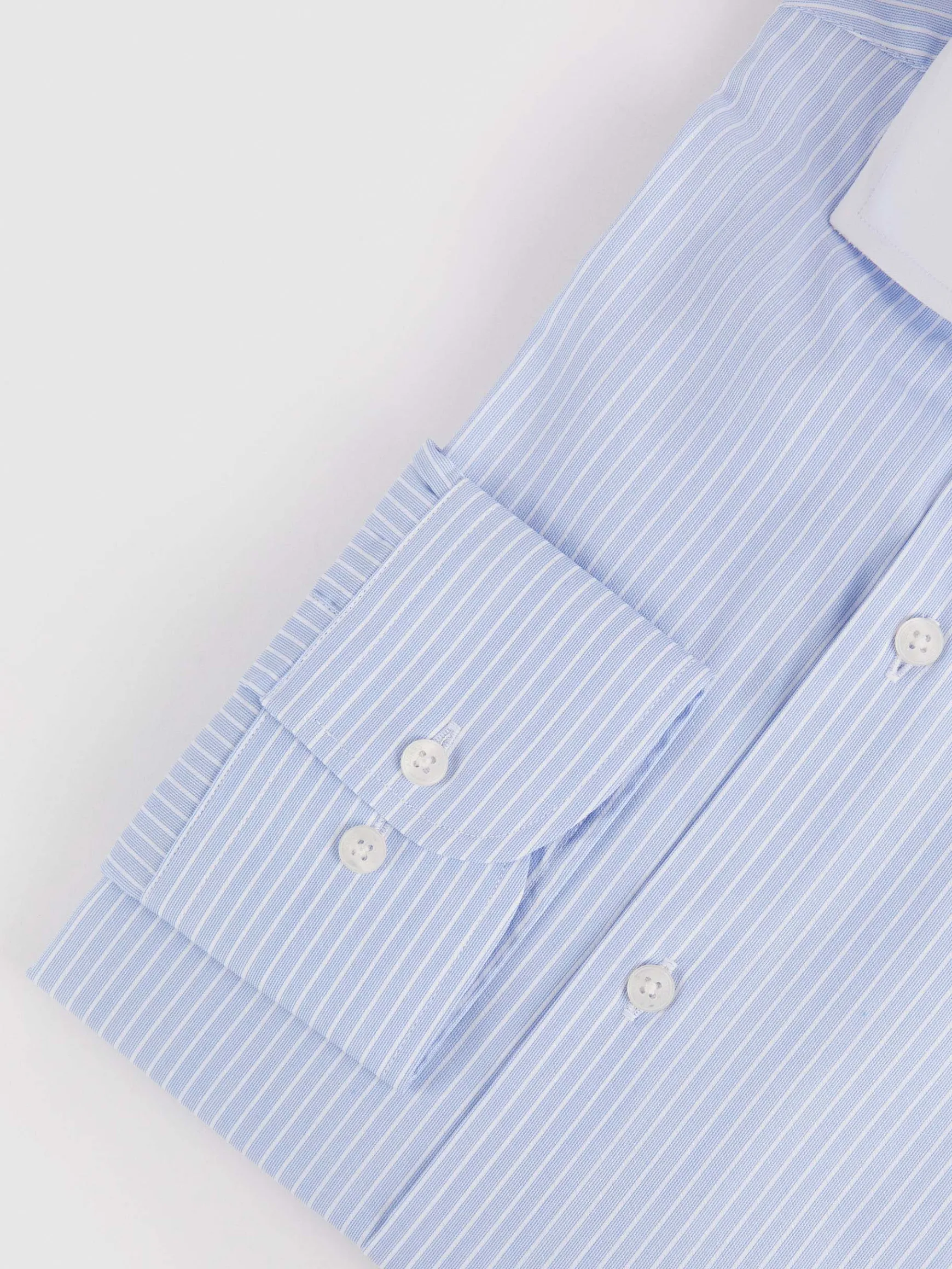 Alvaro Moreno Camisas Vestir|Camisas Vestir|CAMISA RAYAS C. BLANCO Celeste