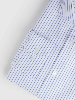 Alvaro Moreno Camisas Vestir|Camisas Vestir|CAMISA RAYAS ESTRUCTURA Azul