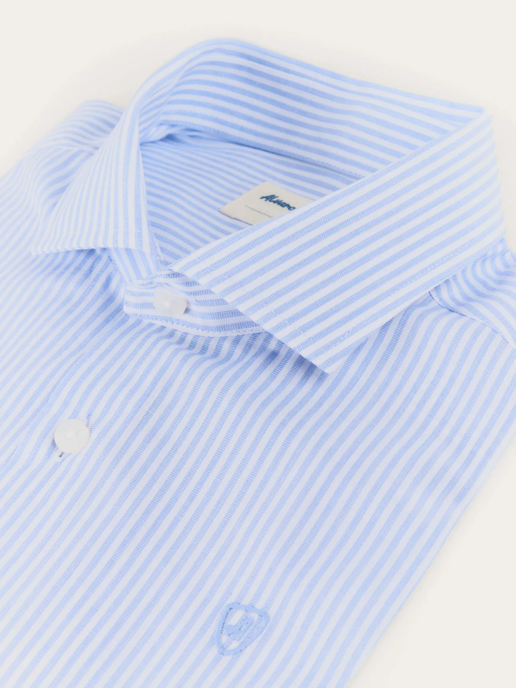 Alvaro Moreno Camisas|CAMISA RAYAS FIL A FIL KIDS Celeste