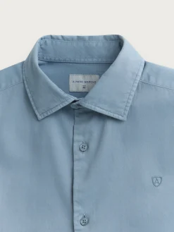 Alvaro Moreno Casual|CAMISA TWILL DYE Azul