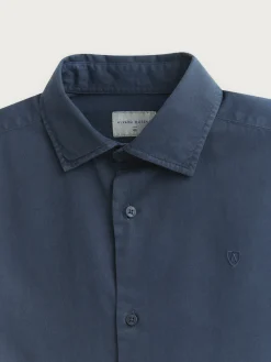 Alvaro Moreno Casual|CAMISA TWILL DYE Azul Marino