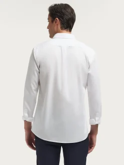 Alvaro Moreno Casual|CAMISA TWILL DYE Blanco