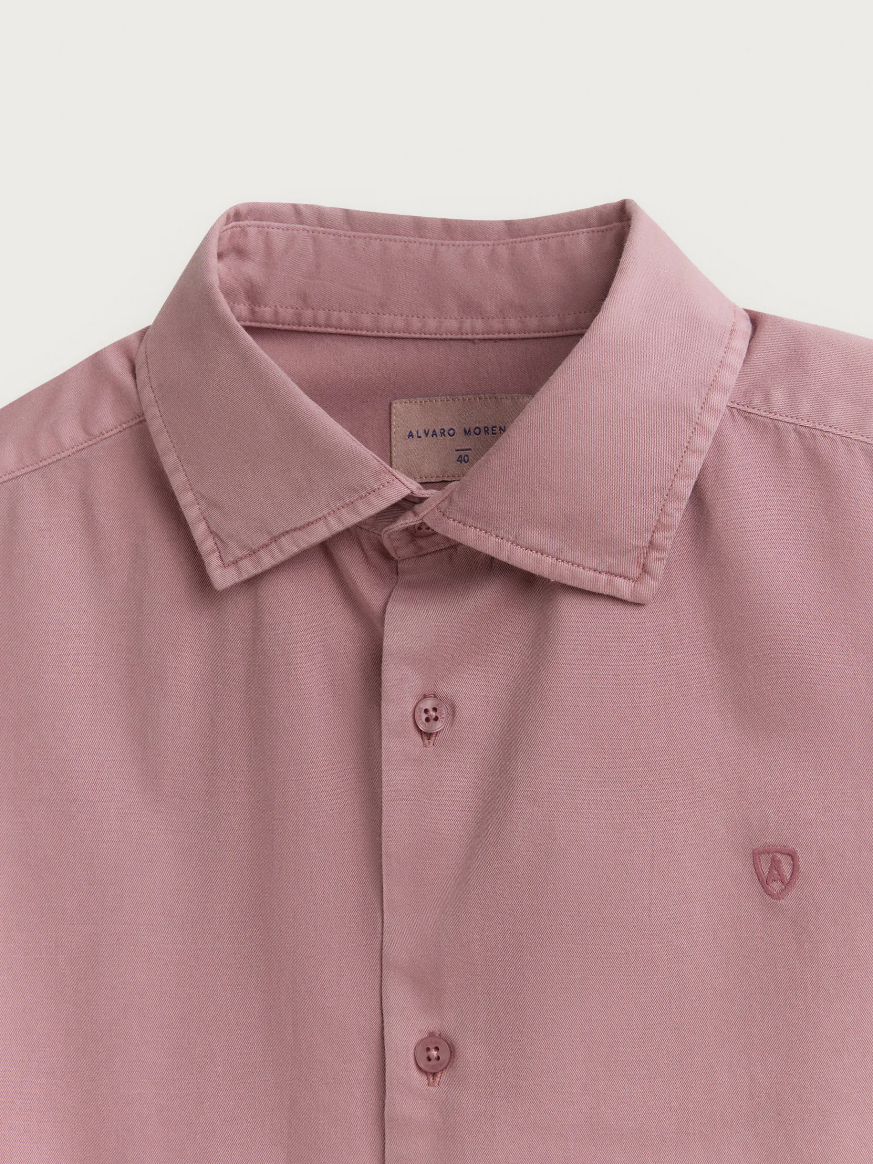 Alvaro Moreno Casual|CAMISA TWILL DYE Rosa