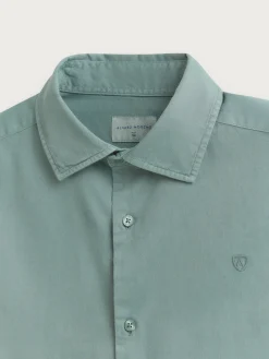 Alvaro Moreno Casual|CAMISA TWILL DYE Verde