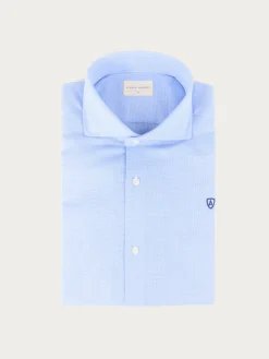 Alvaro Moreno Camisas Vestir|Vestir|CAMISA VESTIR DOBBY Azul
