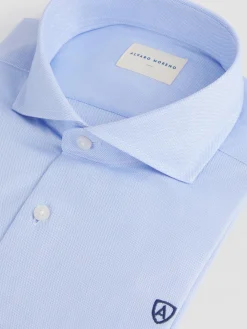 Alvaro Moreno Camisas Vestir|Camisas Vestir|CAMISA VESTIR ESTRUCTURA Azul