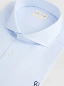 Alvaro Moreno Camisas Vestir|Camisas Vestir|CAMISA VESTIR ESTRUCTURA Celeste