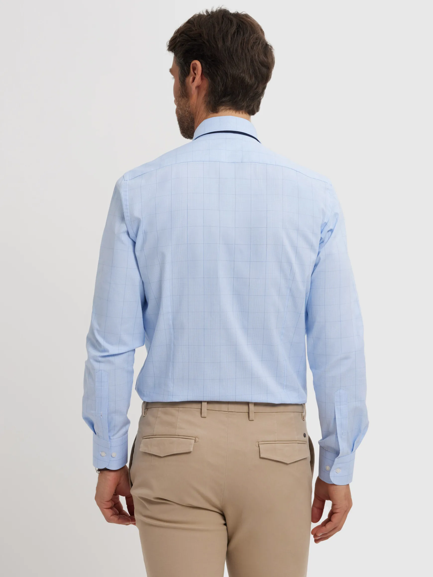 Alvaro Moreno Camisas Vestir|Camisas Vestir|CAMISA VESTIR GALES Azul