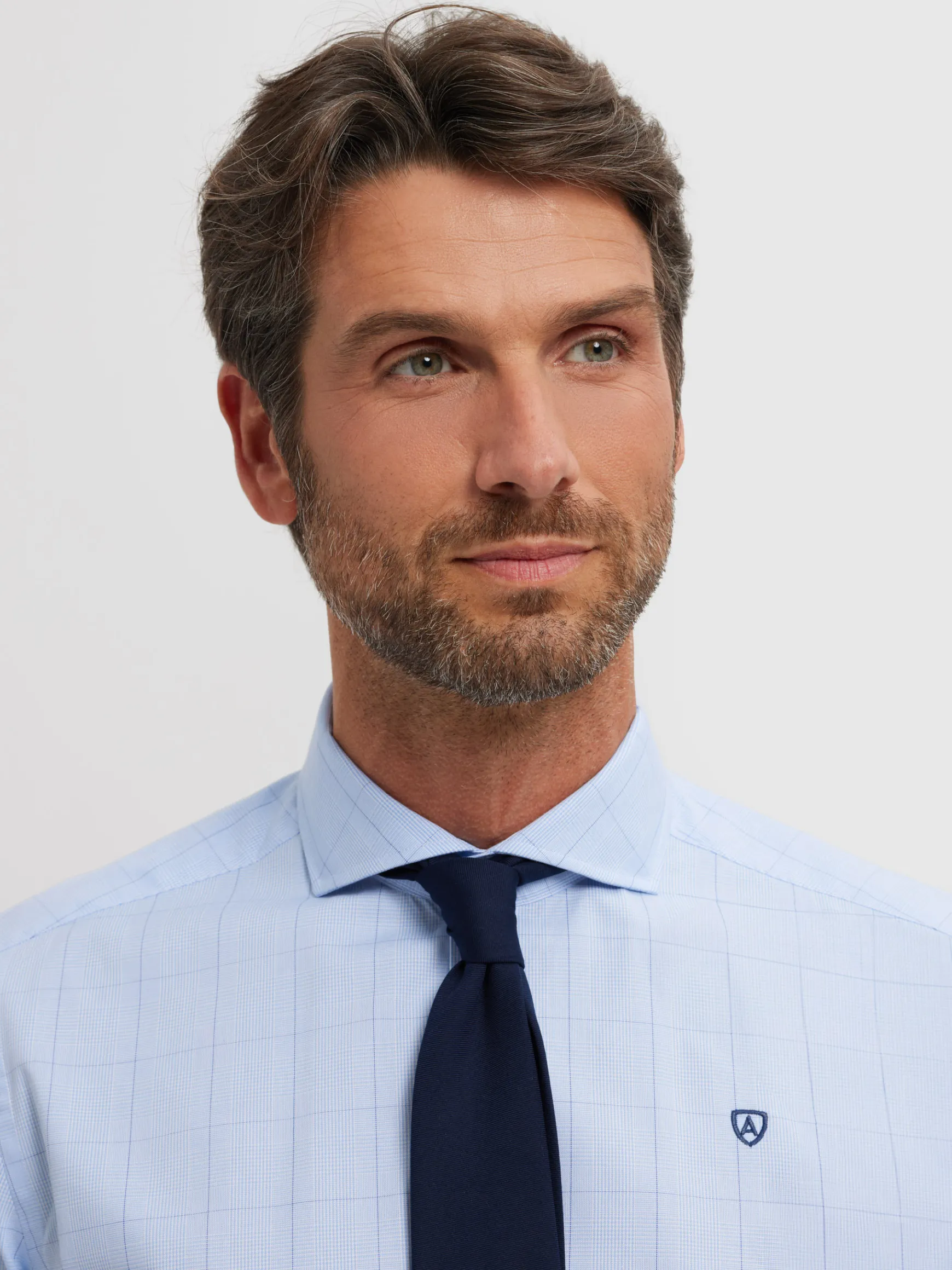 Alvaro Moreno Camisas Vestir|Camisas Vestir|CAMISA VESTIR GALES Azul