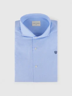 Alvaro Moreno Camisas Vestir|Camisas Vestir|CAMISA VESTIR MICRO GALLO Celeste