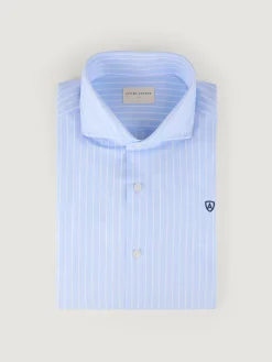 Alvaro Moreno Camisas Vestir|Vestir|CAMISA VESTIR RAYAS Celeste
