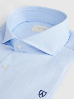 Alvaro Moreno Camisas Vestir|Camisas Vestir|CAMISA VESTIR RAYAS Celeste