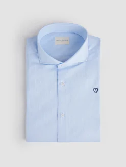 Alvaro Moreno Camisas Vestir|Camisas Vestir|CAMISA VESTIR RAYAS Celeste
