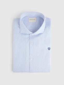 Alvaro Moreno Camisas Vestir|Camisas Vestir|CAMISA VESTIR RAYAS Celeste