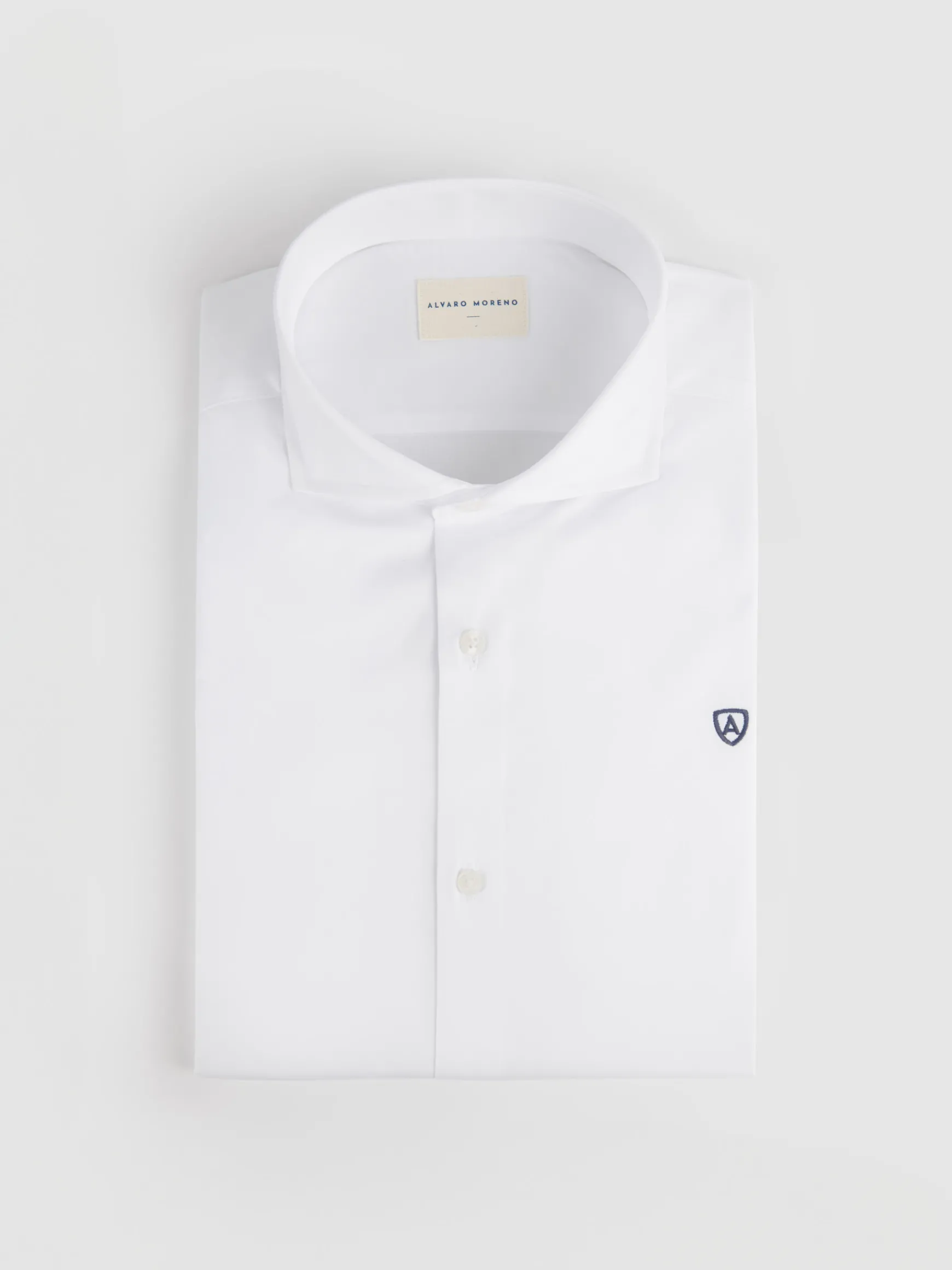 Alvaro Moreno Camisas Vestir|Camisas Vestir|CAMISA VESTIR TWILL Blanco
