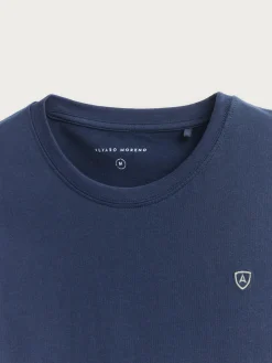Alvaro Moreno Camisetas|CAMISETA BASICA Azul Marino