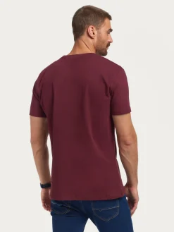 Alvaro Moreno Camisetas|CAMISETA BASICA Burdeos